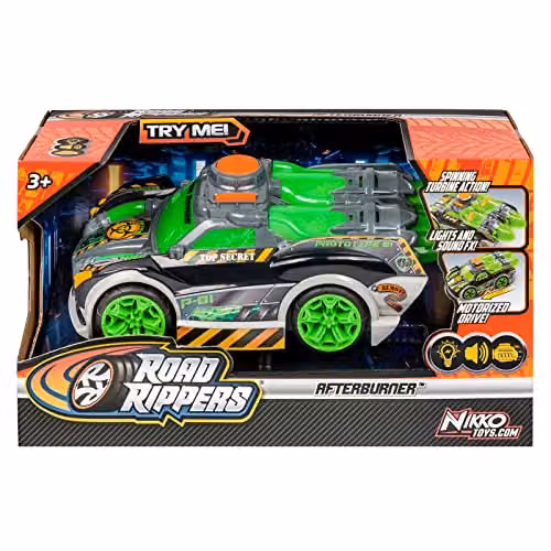 Nikko Road Rippers Afterburner RC Car, Green – 5