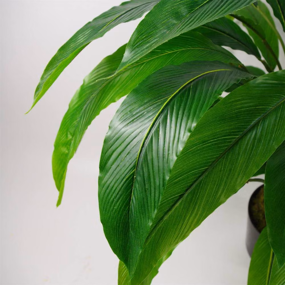 Leaf 90cm Artificial Calathea Potted Plant in Dark Green – 4