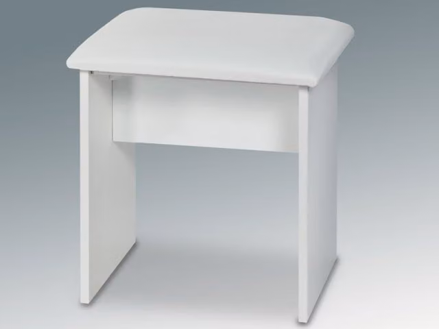 Welcome Knightsbridge White Dressing Table Stool