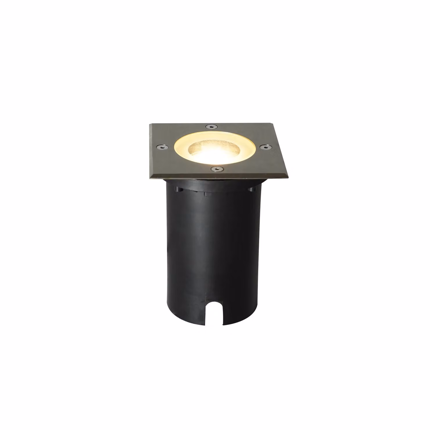 Nordlux Andor Square Recessed Outdoor Ground Light in Silver Metal with GU10 Socket, IP67 Rated, W/D/H: 14.8 x 14.8 x 11.0 cm – 2