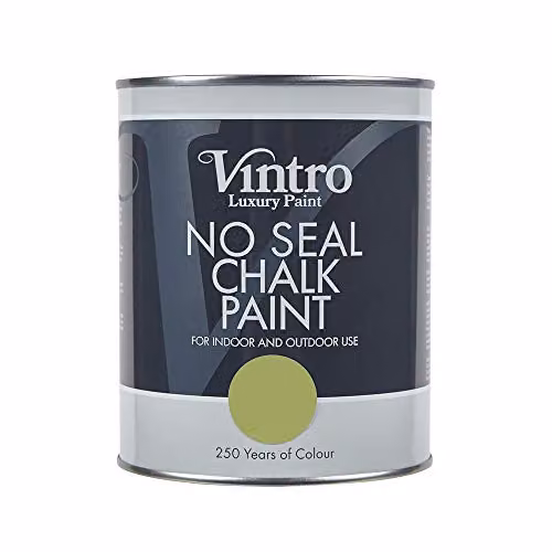 Vintro No Seal Chalk Paint in Sage Green, 1 Litre