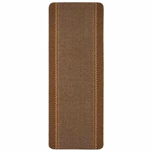 THE RUGS Machine Washable Bordered Area Rug, Brown, W: 150 cm, D: 100 cm – 1