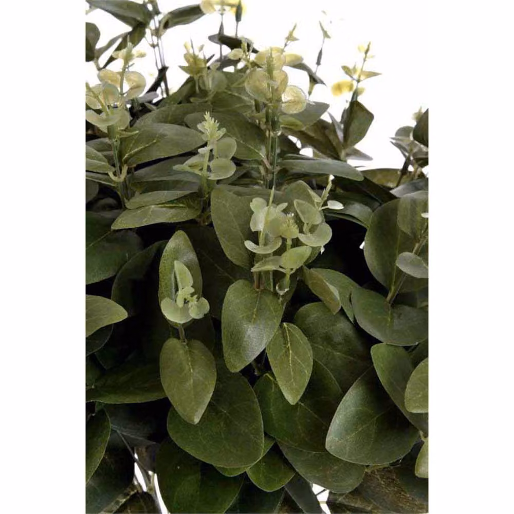 Lemon Pavilion Cineraria Eucalyptus Artificial Plant Spray, Green, W20 x D1 x H62 cm – 3