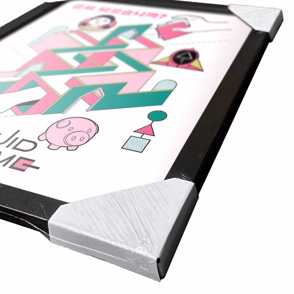 Squid Game Are You Ready Framed Paper Poster in Pink – 3