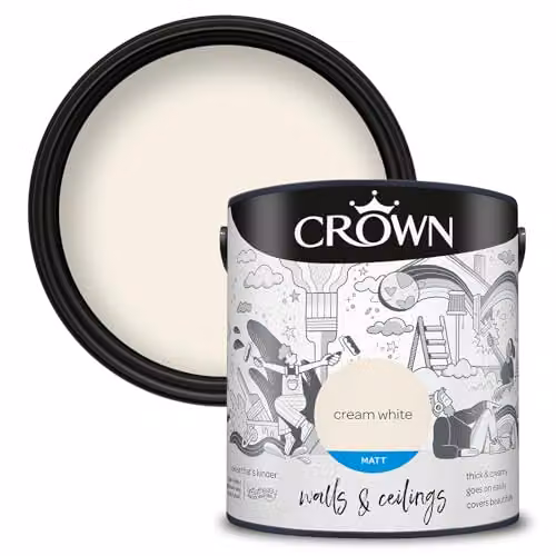 Crown Matt Emulsion White 2.5 l – 1
