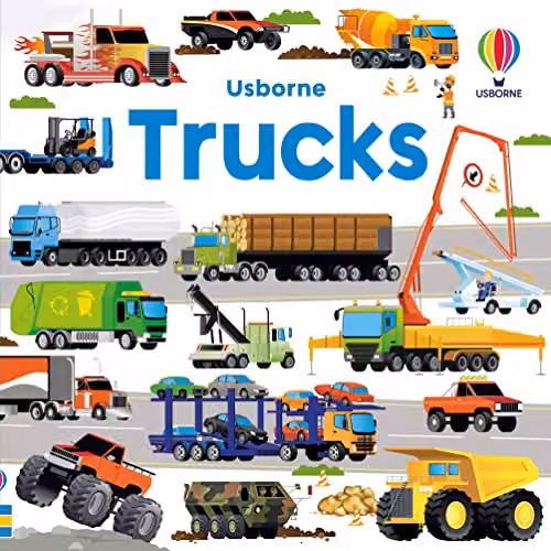 Usborne Trucks Book and Jigsaw Set, Multicolour – 3