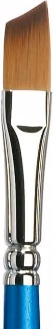 Winsor & Newton Cotman Series 667 Angled Watercolour Brushes, Short Handle