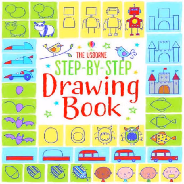 Fiona Watt Step-by-step Drawing Book Multicolour Paperback
