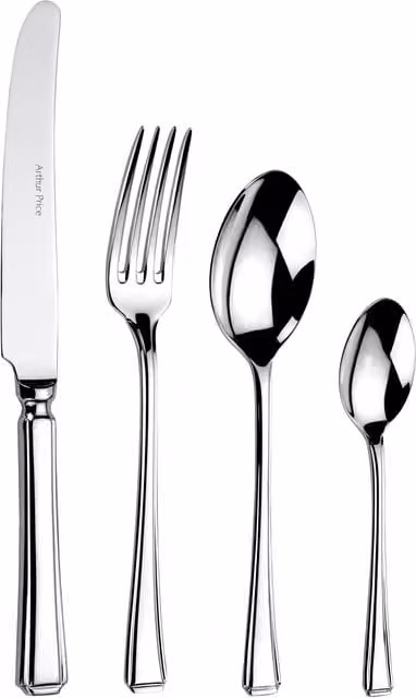 Arthur Price Harley Polished Stainless Steel 24 Piece 6 Person Cutlery Set in Silver with Case – 1