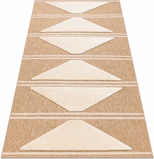 RugsX Spark Geometric Rug in Beige, W 180 cm x D 270 cm – 1
