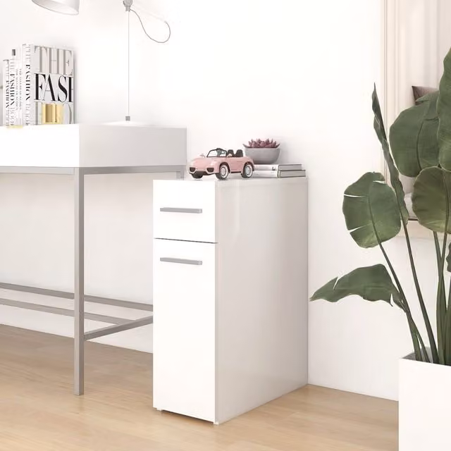Berkfield Home Apothecary Cabinet in White, W/D/H: 45.5 x 20 x 60 cm