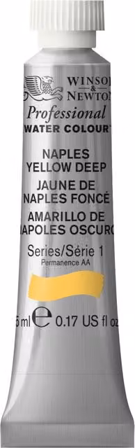 Winsor and Newton Professional Watercolour Paint Naples Yellow Deep 5ml