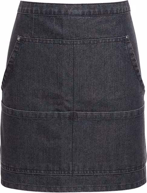 Premier Stitch Denim Waist Apron Pack of 2 in Black