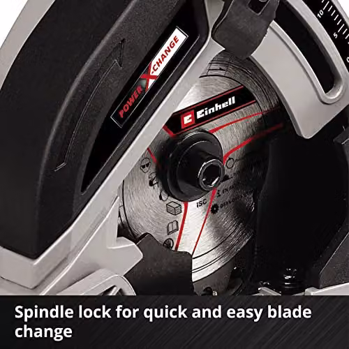 Einhell TE-CS 18/89 Li-Solo Cordless Mini Circular Saw in Red and Black – 5