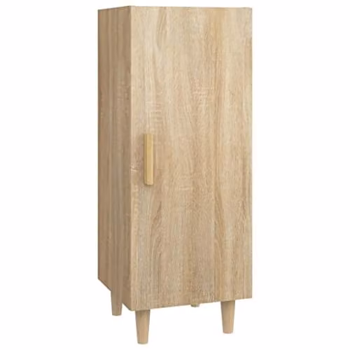 vidaXL Sonoma Oak Sideboard in Brown, W/D/H: 34.5 x 34.5 x 90 cm – 1
