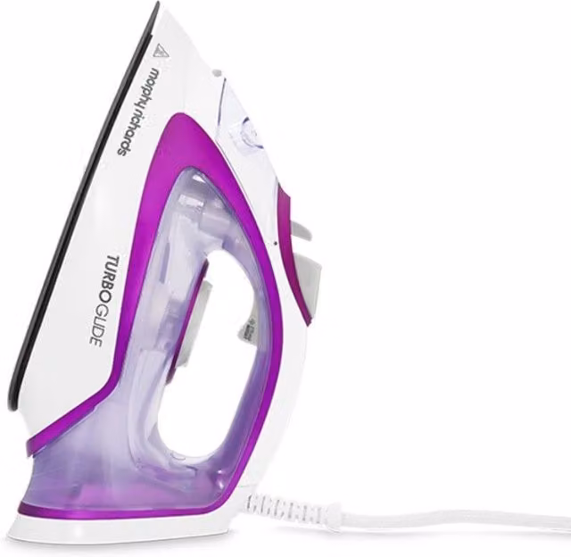 Morphy Richards Turbo Glide Steam Iron in Purple with Ceramic Soleplate and Auto Shut-off