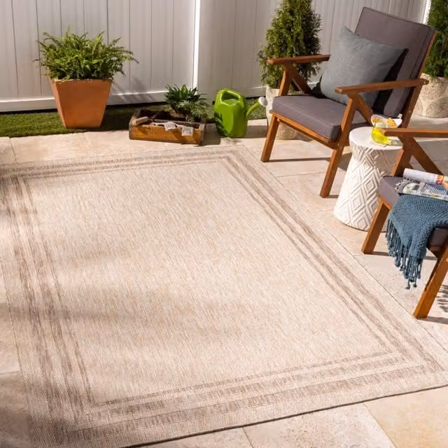 Livabliss Tuareg-Cottage Beige Ivory Jute-Look Indoor and Outdoor Rug, W: 160 cm, D: 215 cm – 1