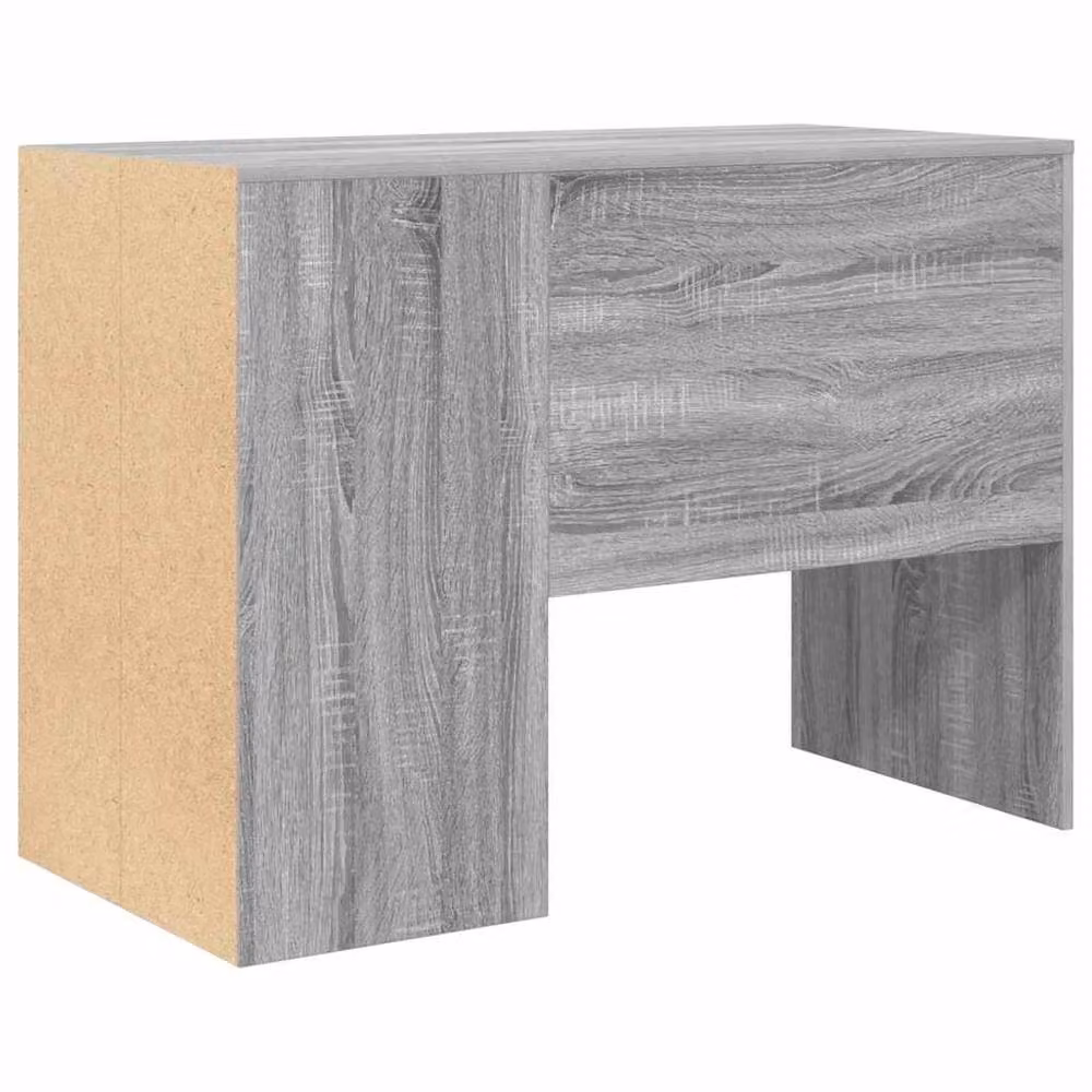 Berkfield Home Modern Writing Desk in Grey Sonoma Wood Finish – 4