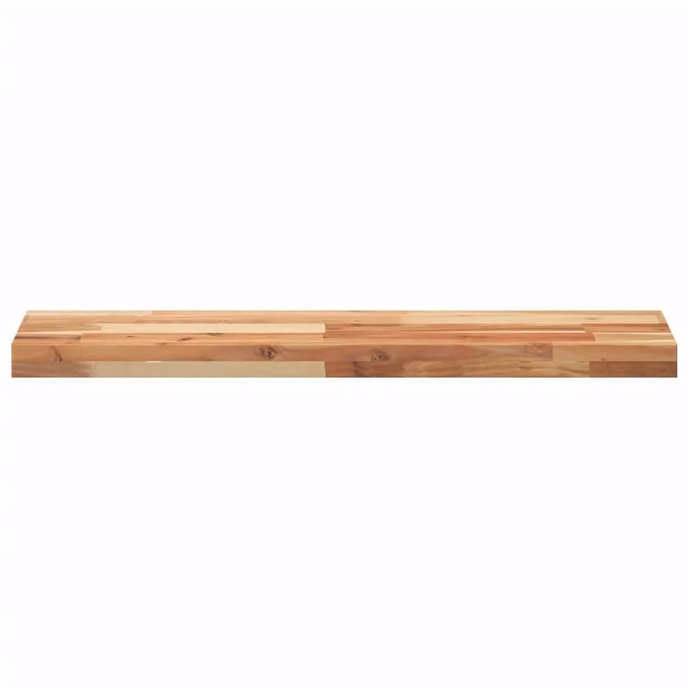 Berkfield Home Rectangular Solid Wood Acacia Table Top, Brown, W: 100 cm, D: 20 cm, H: 4 cm – 2