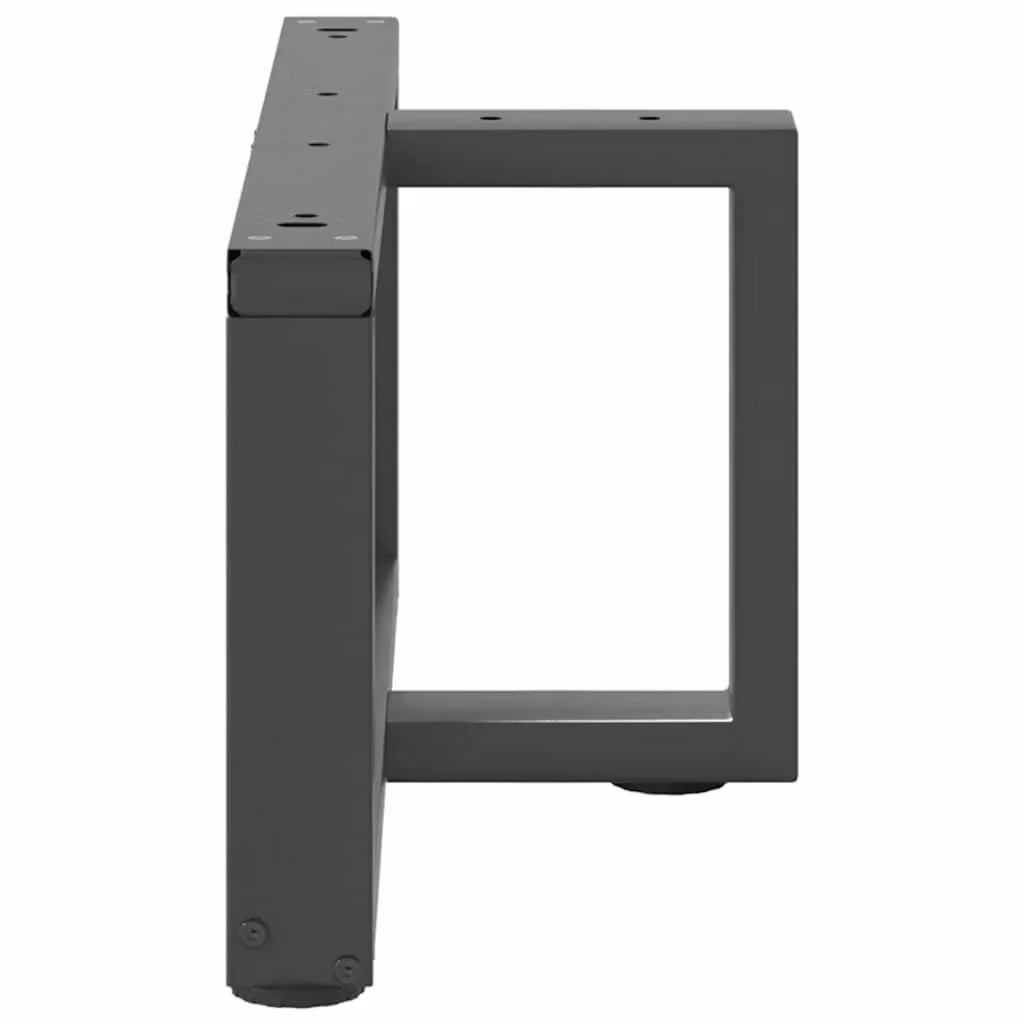 Berkfield Home T-Shaped Coffee Table Legs, 2 Piece Anthracite and Black Steel, W/D/H: 70 x 25 x 30-31 cm – 4