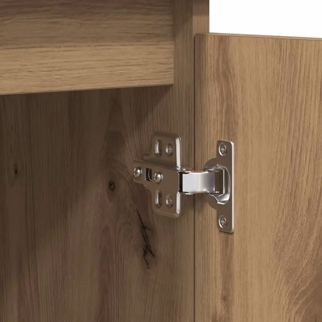 Berkfield Home Artisan Oak Sideboard with Drawers, Brown, W/D/H: 100.5 x 35 x 76 cm – 4