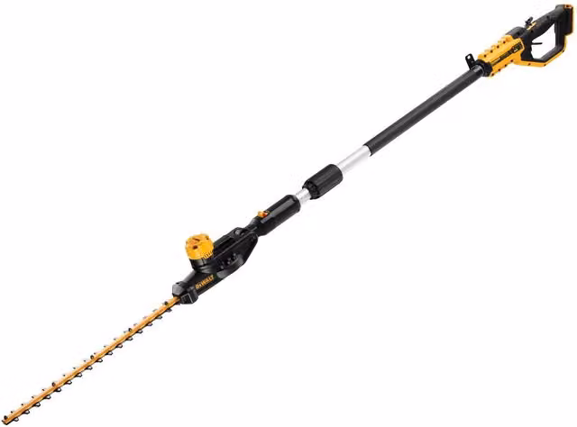 DEWALT XR 18V Reciprocating Pole Hedge Trimmer, Yellow (Bare Unit)
