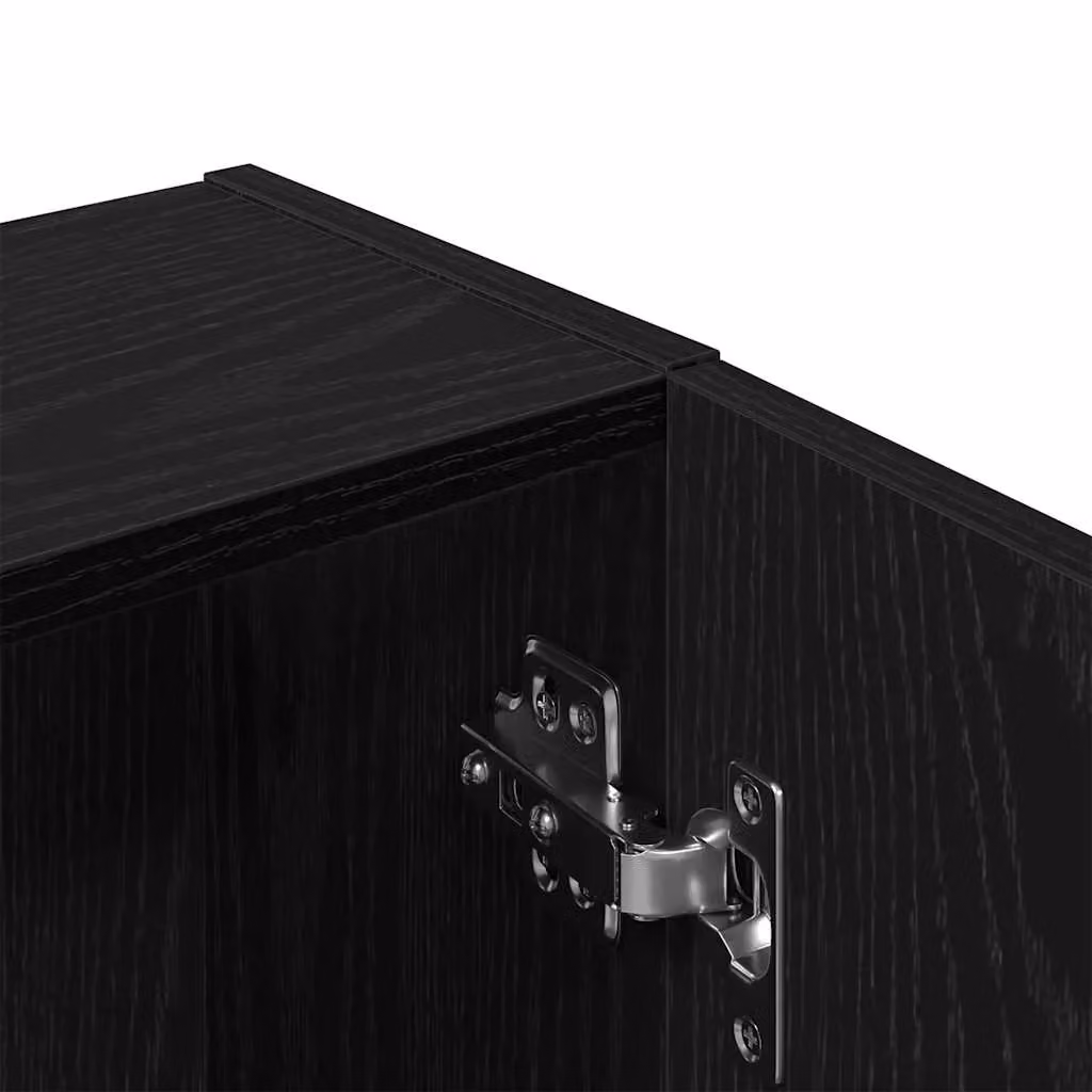 Berkfield Home Wall-mounted Black Oak Cabinet W/D/H: 32 x 20 x 67 cm – 5