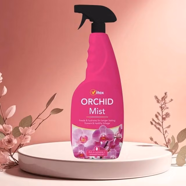 Vitax Orchid Feed Mist Spray Ready To Use Seaweed Extract Plant Tonic, 0.75 l