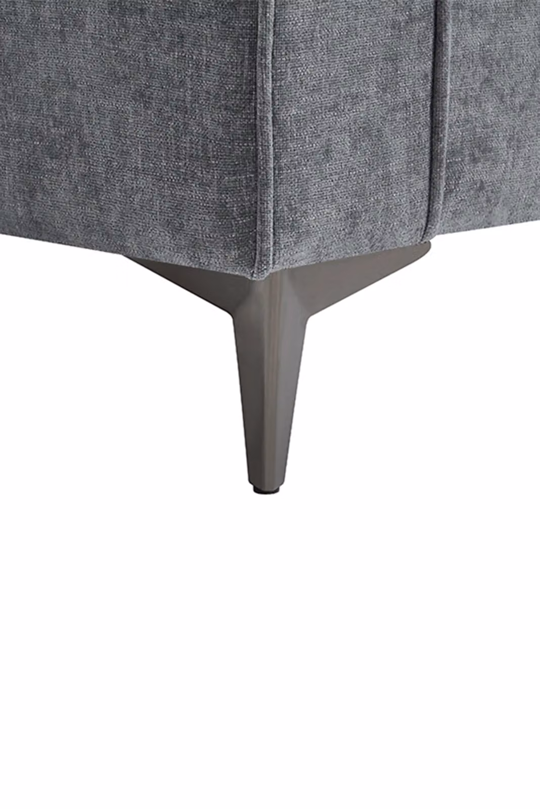More4Homes Roma 4 Seater Fabric Corner Sofa in Grey – 5