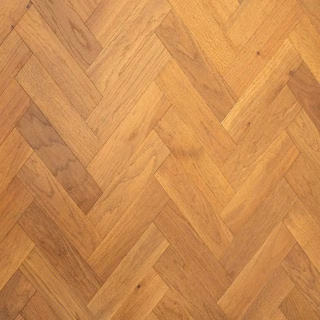 Vinyl Flooring UK Herringbone Engineered Flooring Burford Oak Brushed UV Oiled in Brown – 1