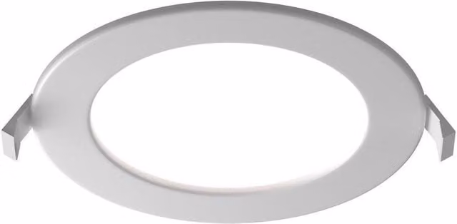 Netlighting Stockton LED Recessed Round Step Wall Lamp, White, IP44