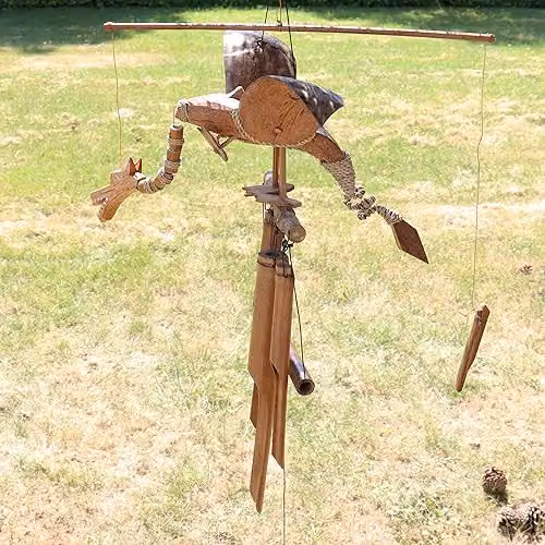 KDMD Brown Coconut Dragon Hanging Wind Chimes – 2
