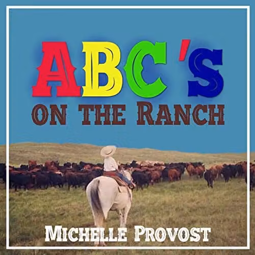 ABC Fun Books ABCs on the Ranch Multicolour Paper Book, W: 21.59 cm, H: 21.59 cm
