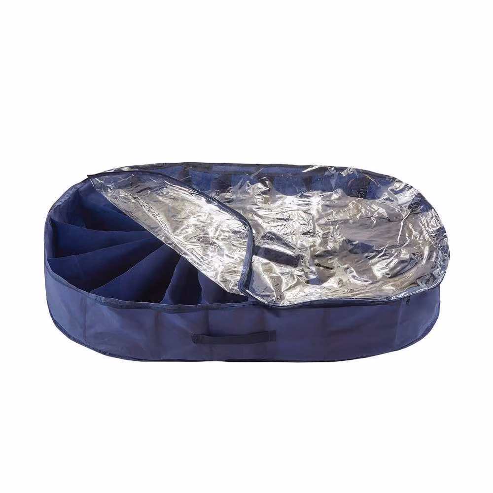 Clarsen Underbed Shoe Storage Organiser with 18 Compartments in Blue – 3