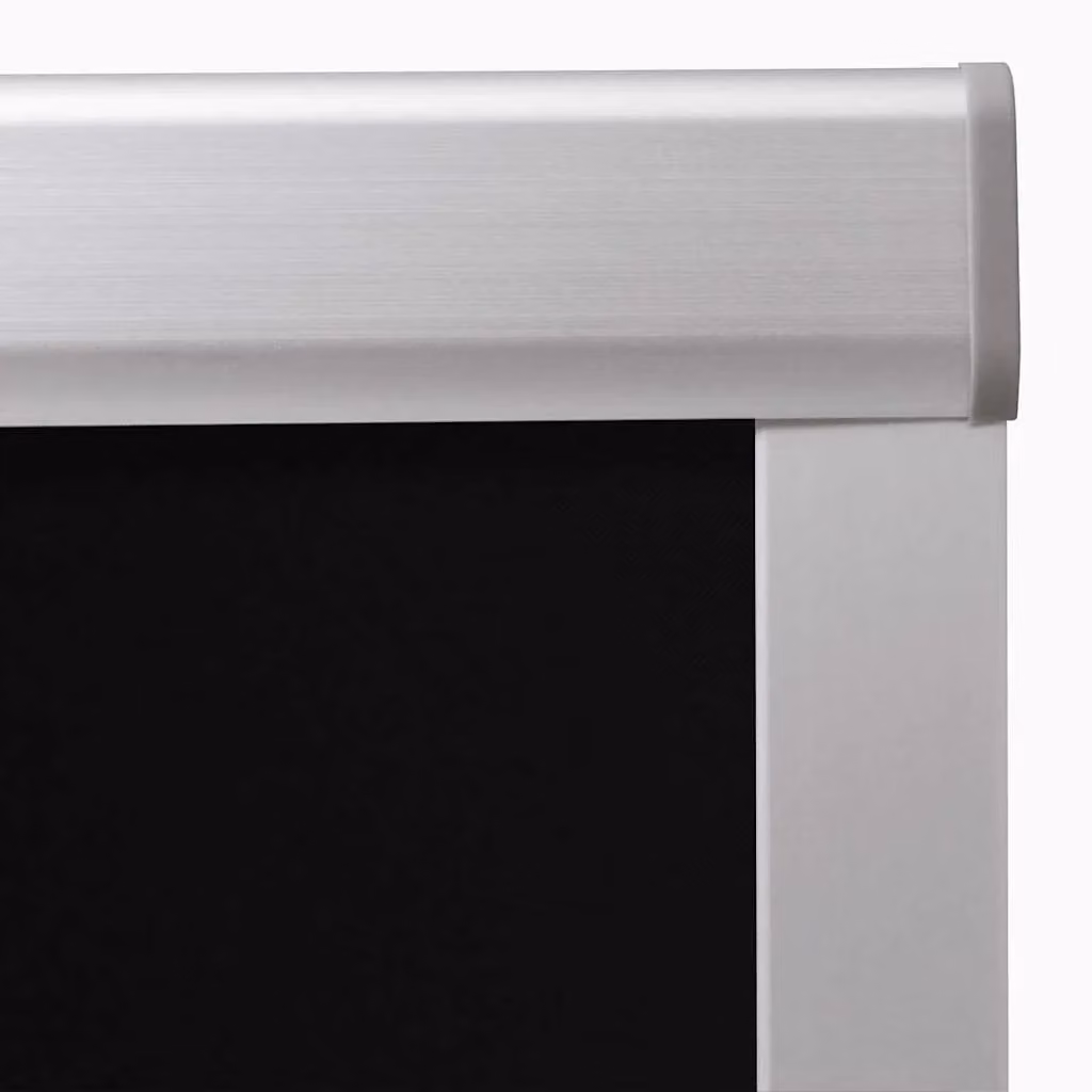 Berkfield Home Blackout Roller Blind in Black, Thermal Insulating Polyester – 3