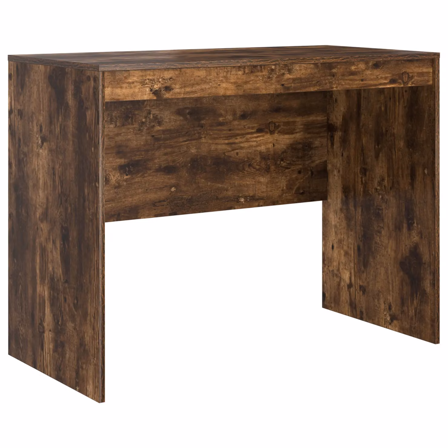 Berkfield Home Writing Desk in Smoked Oak Brown, W/D/H: 100 x 50 x 76 cm – 1