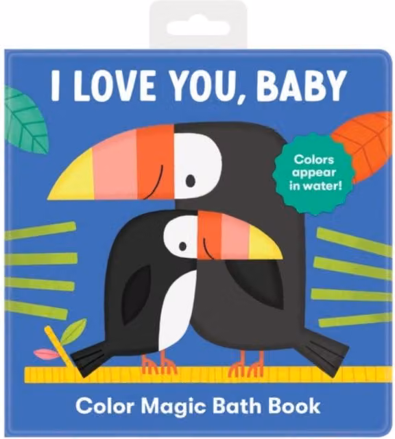 Mudpuppy I Love You Baby Colour Magic Bath Book, Multicolour