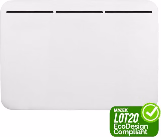 MYLEK 1500W Electric Panel Convector Heater with 24/7 Timer and Thermostat, White