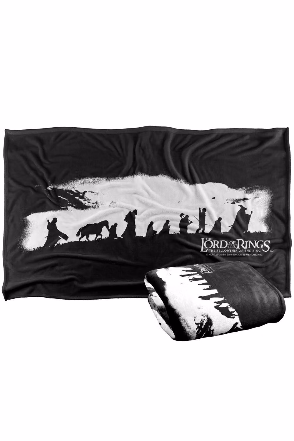Warner Bros. Lord Of The Rings The Fellowship Silky Touch Super Soft Fleece Throw Blanket, Multicolour, W: 152 cm, D: 127 cm – 7