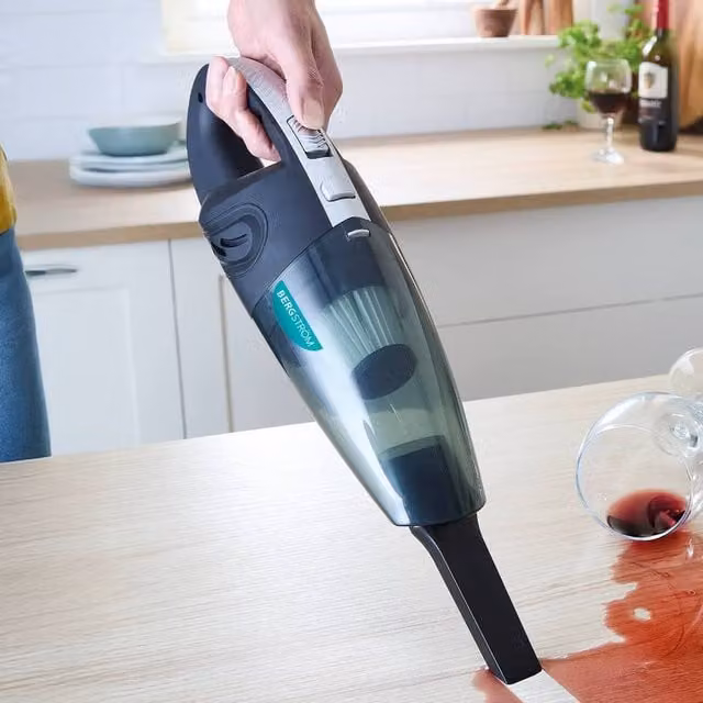 Bergstrom Cordless Wet & Dry Vacuum Cleaner with HEPA Filter, Grey