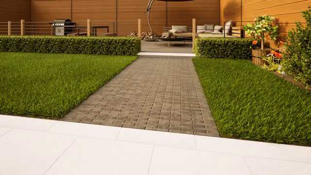 Moderna Kessel Grey Ceramic Floor Paving W/D/H: 20.4 x 50.0 x 60.0 cm