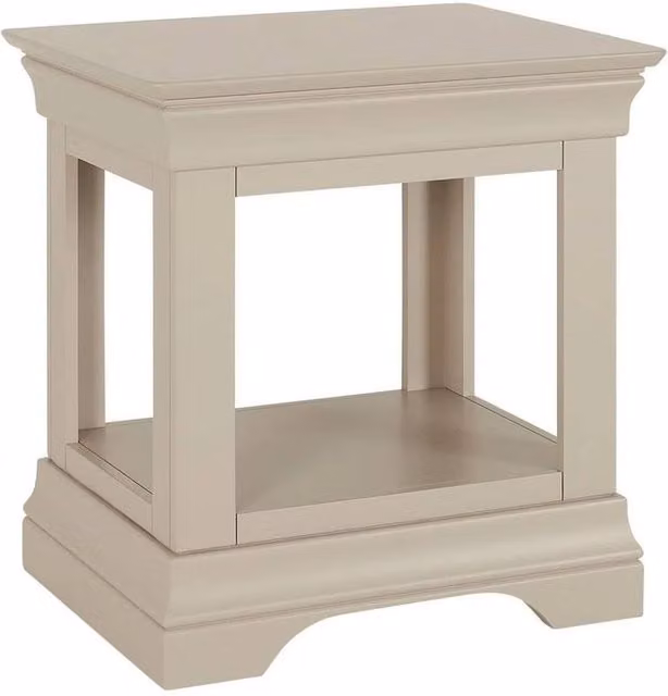 FORGEVIO Wilmslow Lamp Side Table in Dove Grey – 1