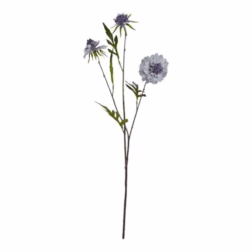 Love Lace Blue Scabious Stem Artificial Flower