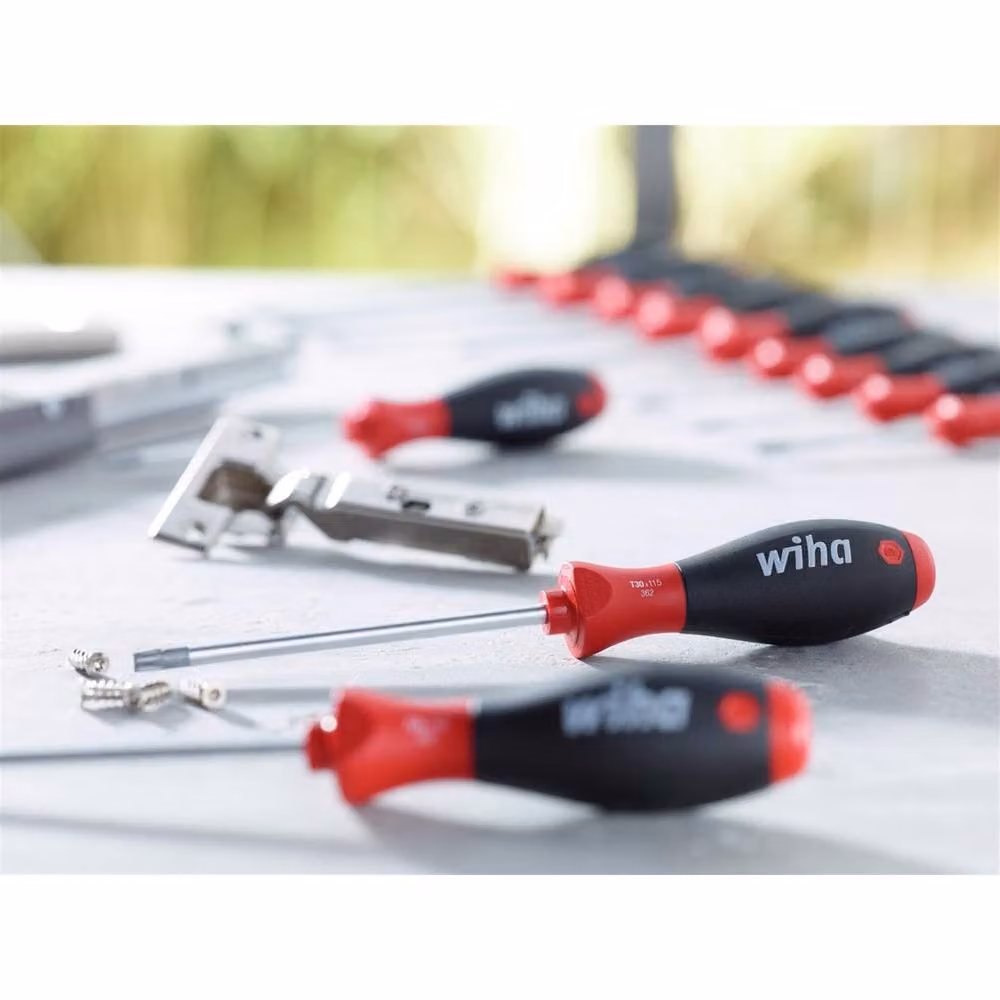 Wiha Softfinish Sl Pz Screwdriver Set, 6 Piece, Red and Multicolour, Chrome Vanadium Steel – 2