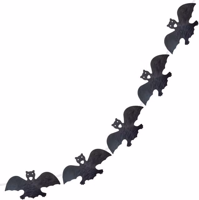 VFM e-Store Halloween Bat Hanging Paper Decoration, Black