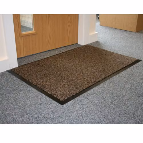 JVL Commodore Heavy Duty Barrier Door Mat, Brown and Black, W: 60 cm, D: 80 cm – 6