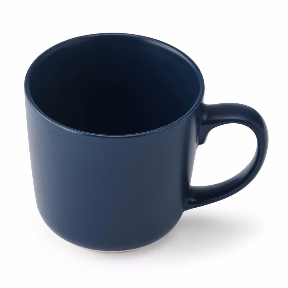 La Cafetiere Set of 4 Blue Ceramic Coffee Mugs, 350 ml – 3