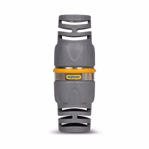 Hozelock Pro Metal Hose Repair Connector 1/2 inch in Grey
