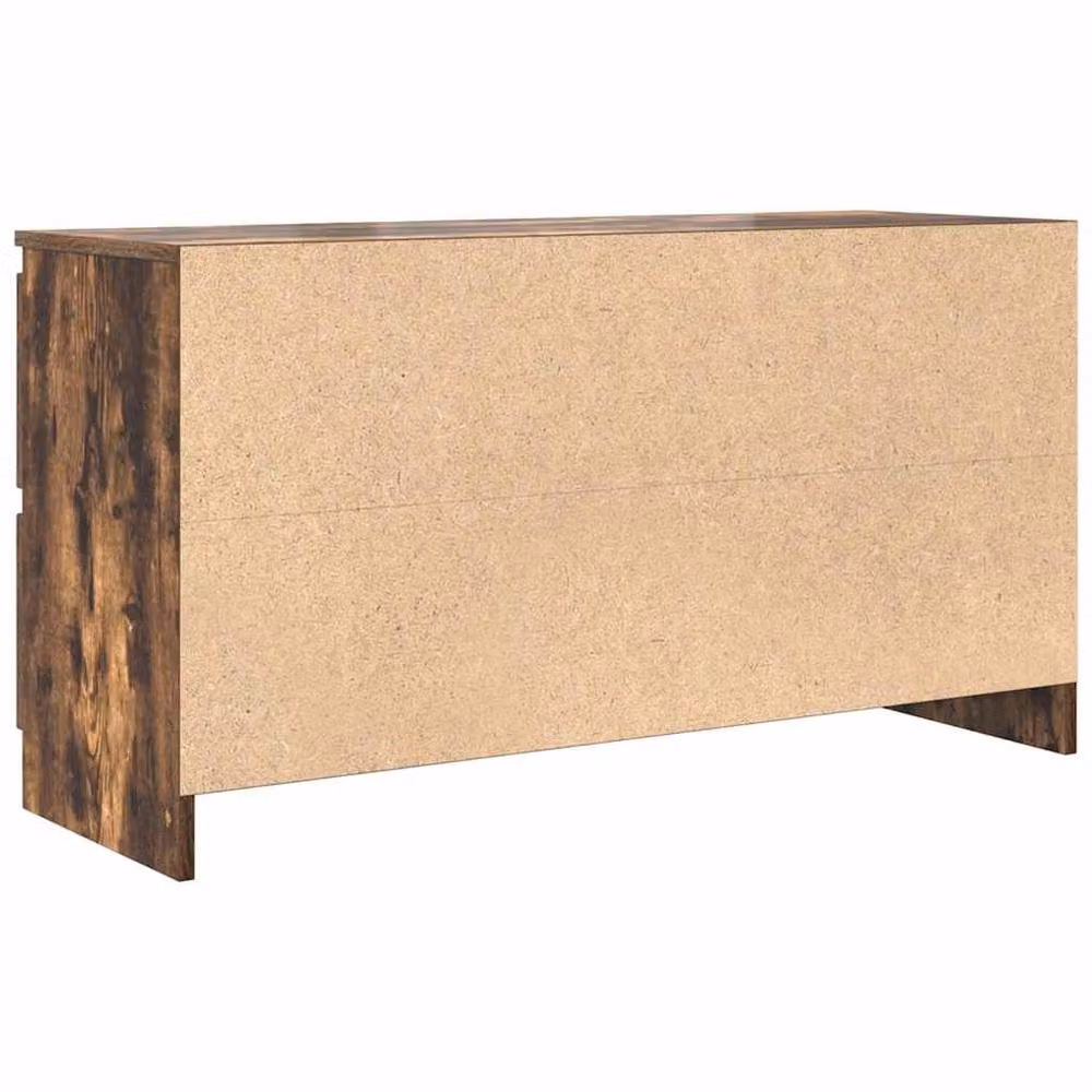 Berkfield Home Smoked Oak TV Cabinet in Brown, W/D/H: 100 x 35 x 54 cm – 5