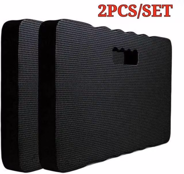 SPETLEK 2 Pack Thick Foam Gardening Kneeling Pad Mat in Black